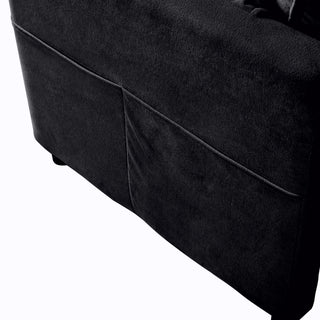 Modern Upholstered Loveseat And Armchair Set With Pillows