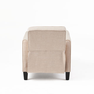 Upholstered Push Back Recliner Chair For Living Room