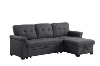Lucca - Reversible Sleeper Sectional Sofa With Storage Chaise