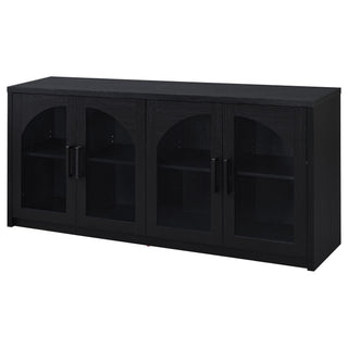Shayne - 4 Door Sideboard With Arched Doors - Black