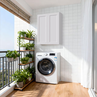 Shaker Wall Cabinet With Soft Close Hinges, Adjustable Shelves, Double Door