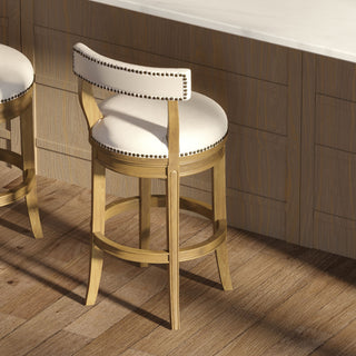 Stool & Upholstered Seat And Back
