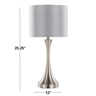 Lenuxe - Contemporary Table Lamp Built In USB Port (Set of 2)
