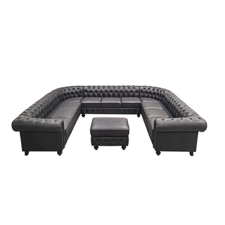 Chesterfield Vintage Style U - Shape Sectional