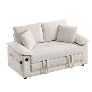 Upholstered Futon Convertible Floor Sofa Bed