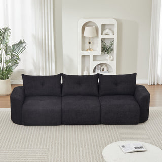 3 Seater With Thickened Armrests Sofa For Living Room