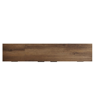 TV Stand With 2 Drawers, Media Console Table For TVs Up To 85'' - Natural