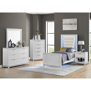 Denmark - Upholstered Bed With LED