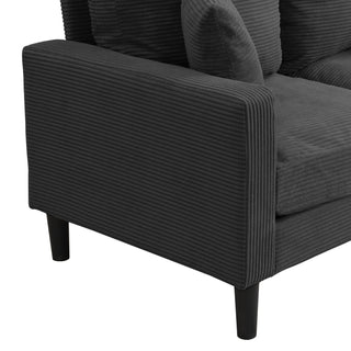 Modern Upholstered Loveseat Sofa, High Resilience