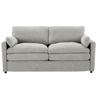 Cozy Upholstered Cushion Loveseat Sofa For Living Room