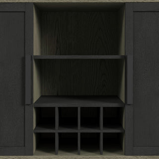 Jemma - Bar Table With Light - Gray And Dark Espresso