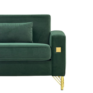 2 Pieces Sofa Sofa Set With Removable Cushions For Home Apartment