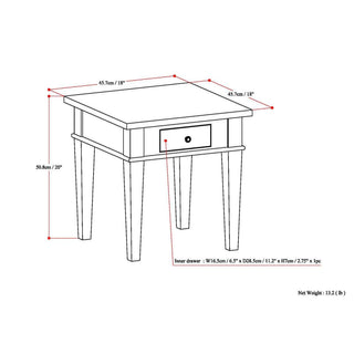 Carlton - Handcrafted End Table