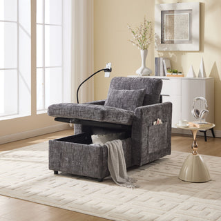Multifunctional Recliner Sofa With Storage And Phone Bracket