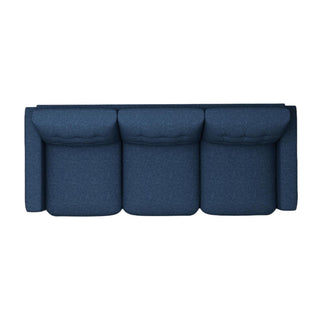 3 Seat Sofa Couch With Tufted Back Upholstered Couch For Living Room