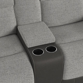 Hornet - 3 Piece Motion Sectional Set With Console And 2 Recliners