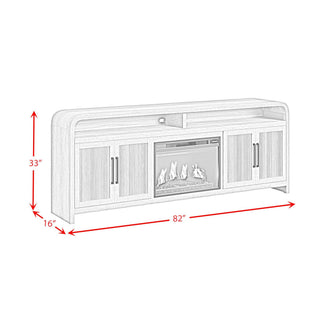 Ridgemont - Entertainment Unit With 82" TV Console