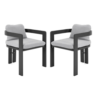 Pula - Patio Outdoor Aluminum Dining Chair (Set of 2)