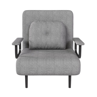 3 In 1 Convertible Folding Sofa Bed With Adjustable Backrest And Pillow