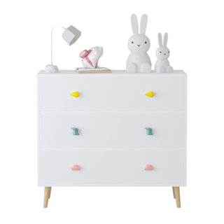 3 Drawer Dresser, Storage Cabinet With Anti Tip Safety