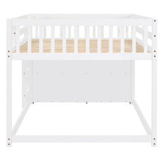 Bunk Bed With 4 Drawers And 3 Shelves