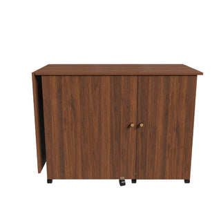 Foldable Sewing Table With Locking Casters