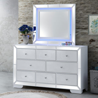 Hollywood Hills - Mirror - White