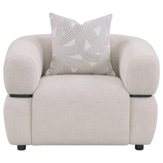 Ramsay - Round Arm Accent Chair - Beige