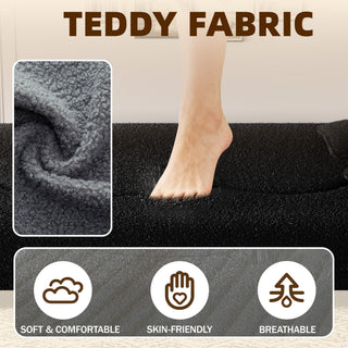Modern Floor Sofa With 2 Pillows, Twin Size For Living Room