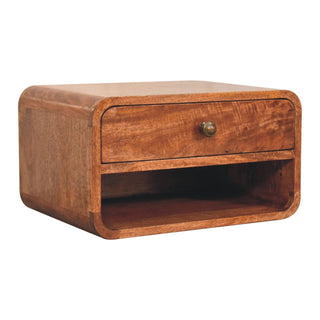 Curve Upper Slot Floating Nightstand