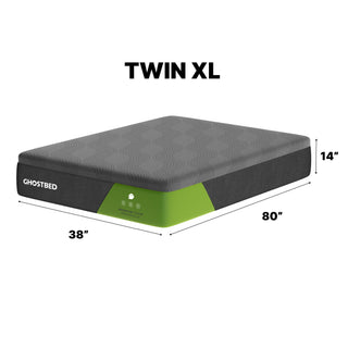 Premium - 14" Foam Mattress With Cooling Ghost Ice Cover And Copper Infused Memory Foam