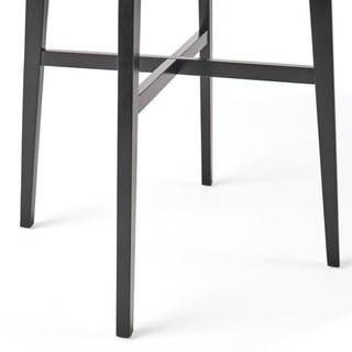 Modern Bar Height Dining Table, Rubberwood Legs And Laminate Table Top