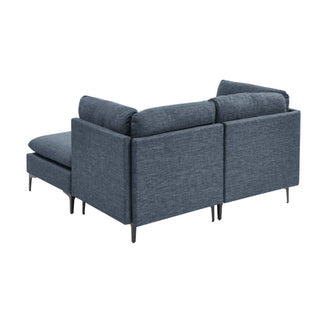 Upholstered Modular Sectional & Tall Legs
