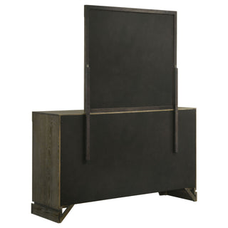 Sundance - 6 Drawer Dresser With Mirror - Dark Coffee