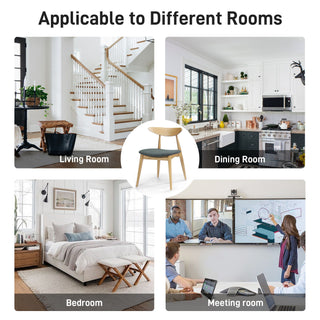 Ergonomic Back Dining Chairs (Set of 2)