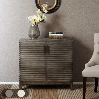 Fancy Design Chest With Ample Storage - Gray
