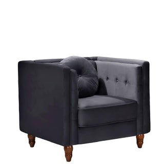 Chesterfield Accent Tufted Square Arm Side Chair