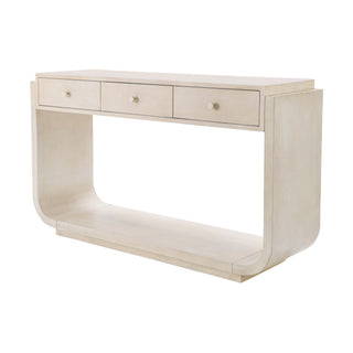 Console Table With 3 Drawers, Display Shelf