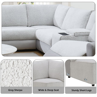 Tarrance - Modular Power Recliner Sectional - Gray