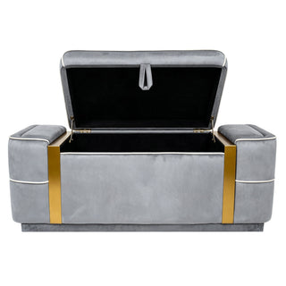 Storage Bench Upholstered Ottoman Bed End Bench With Lift Top Storage