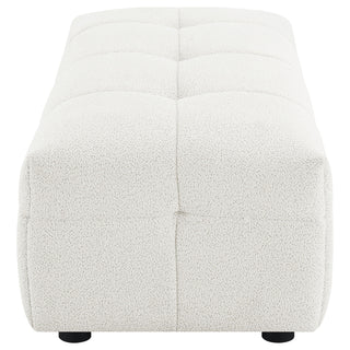 Sooke - Rectangular Ottoman - Off White