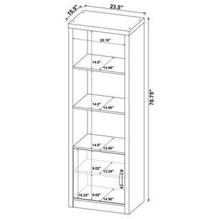 Conifer - 3 Piece TV Entertainment Center With Storage - Gray