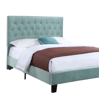 Transitional Upholstered Bed
