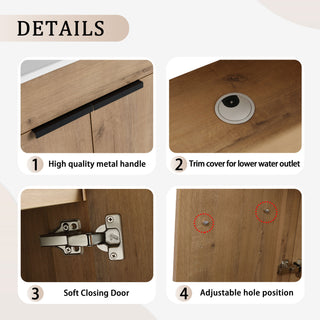 Freestanding Bathroom Vanity With Sink