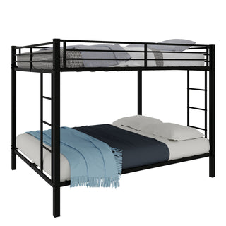 Bunk Bed For Kids, Convertible Frame With Ladders & Guardrail