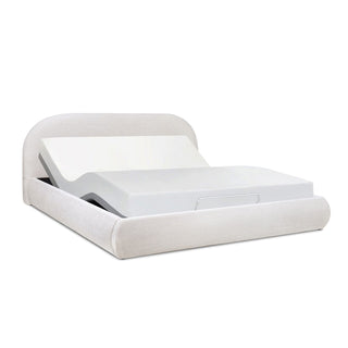 Archie Puffy Grounded - Upholstered Platform Bed