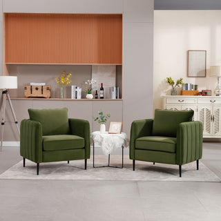 Accent Chair With Pillow For Living Room