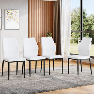 Dining Chairs With Shell Pattern, Comfort And Style