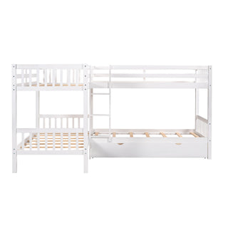 L Shaped Bunk Bed With Drawers