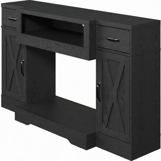TV Stand With Adjustable Shelves & Double Doors